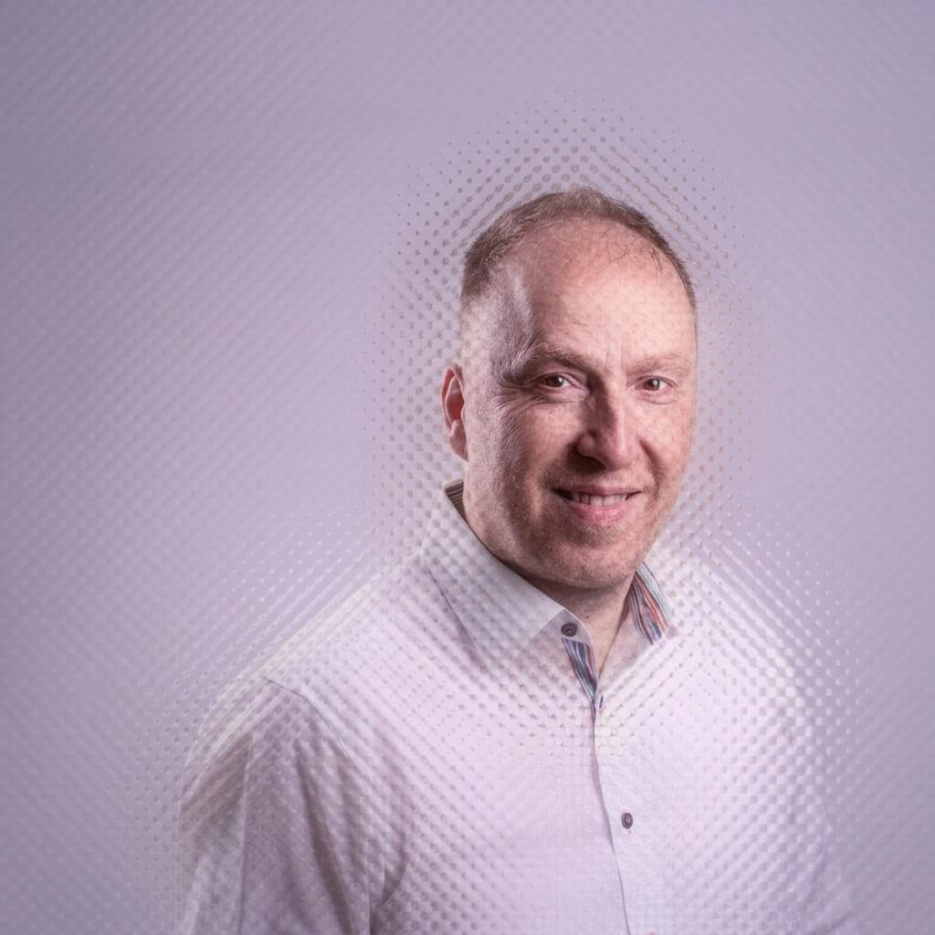 Künstlerisch bearbeitetes Porträt von Jörg Zimmermann